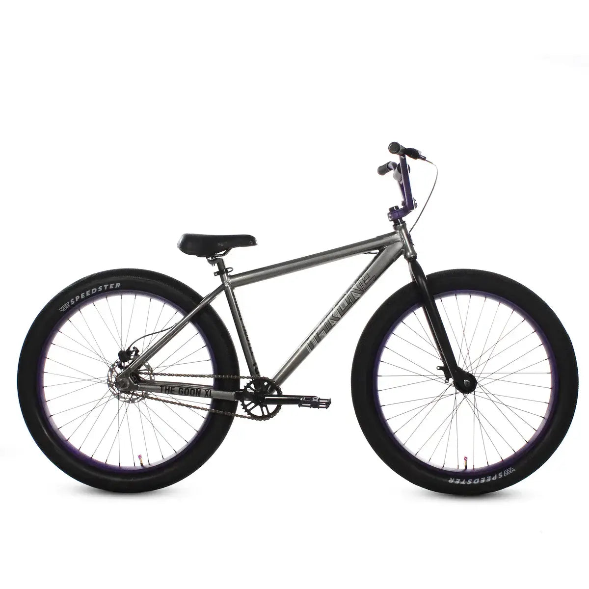 Throne The Goon XL bike featuring a lightweight aluminum frame and oversized tires for ultimate performance.