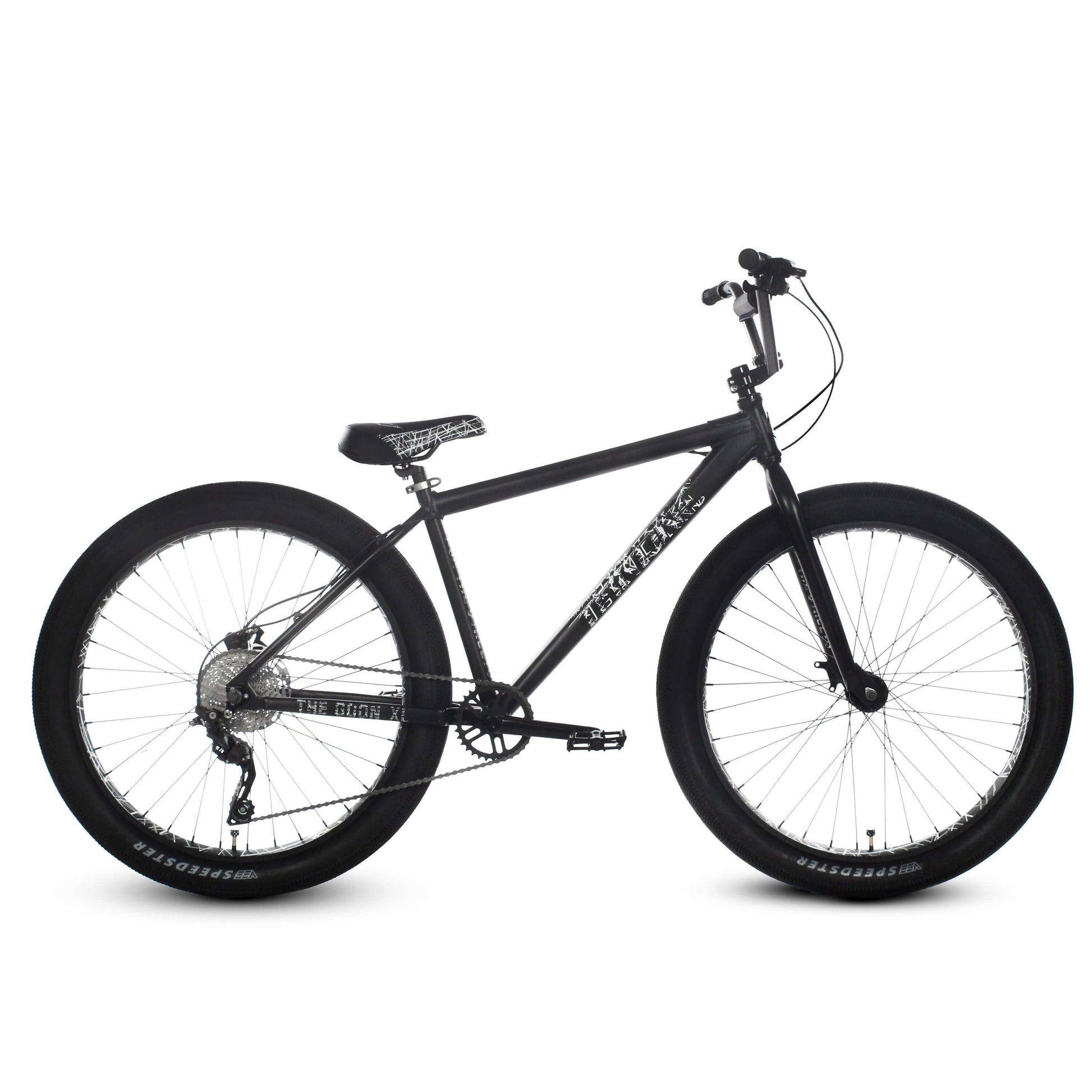 Throne The Goon XL Runner featuring a sleek design with 27.5 aluminum frame and 4130 Chromoly fork.