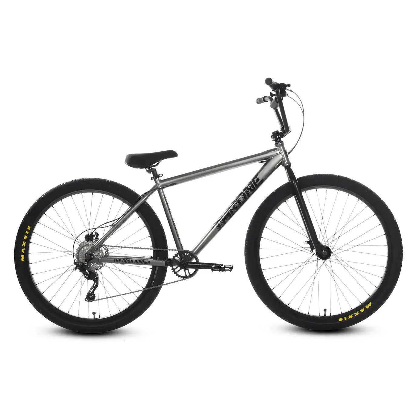 Throne The Goon Runner 29" BMX bike with hydraulic brakes and 10 speeds for extreme performance.