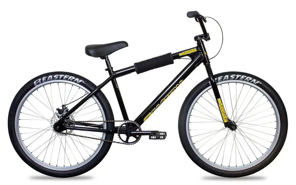 Eastern Bike Big Reaper LTD, a 26" street bike with large wheels, mechanical disc brakes, and durable alloy components.