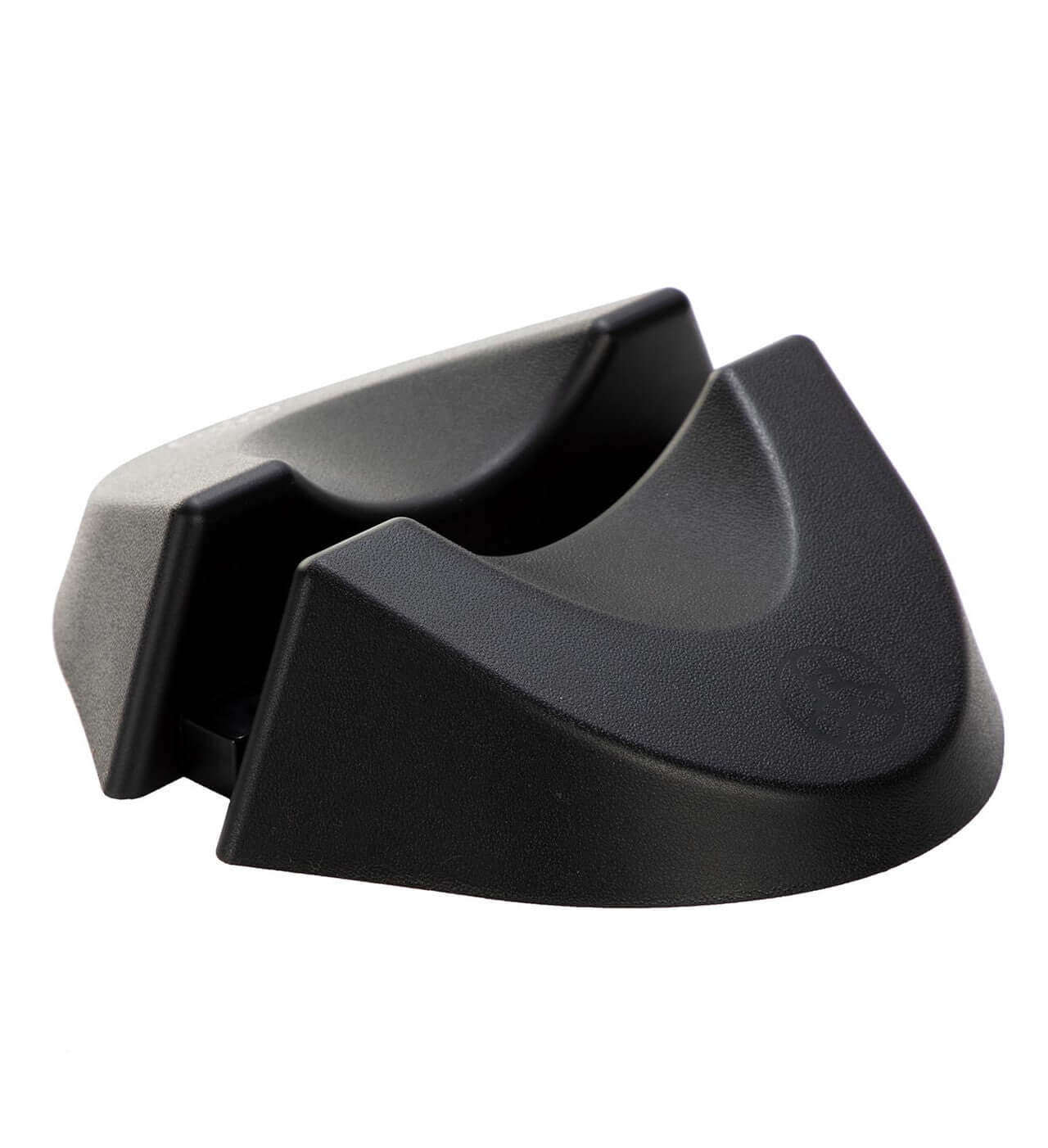 Strider Bike Stand made of durable plastic, easy to assemble, keeps balance bike upright and secure.