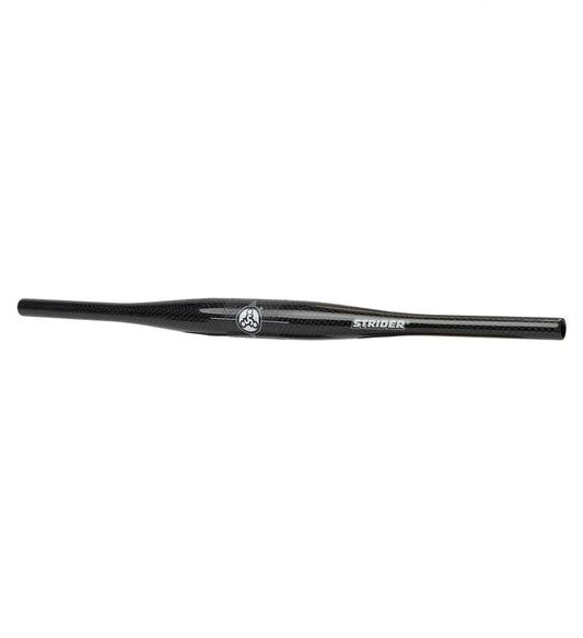 Strider Carbon Fiber Flat Handlebar designed for optimal riding position on Strider bikes.