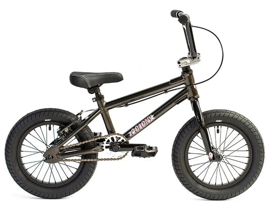 Colony Horizon 14" BMX bike with lightweight aluminum frame and 13.9" toptube, designed for agile riding.