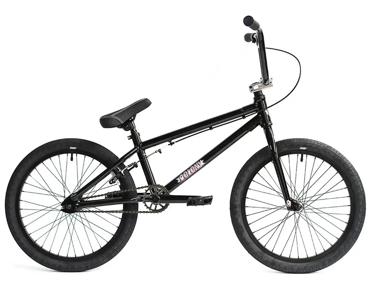 Colony Horizon 20" BMX bike with lightweight aluminum frame and large 20" wheels for smooth riding.