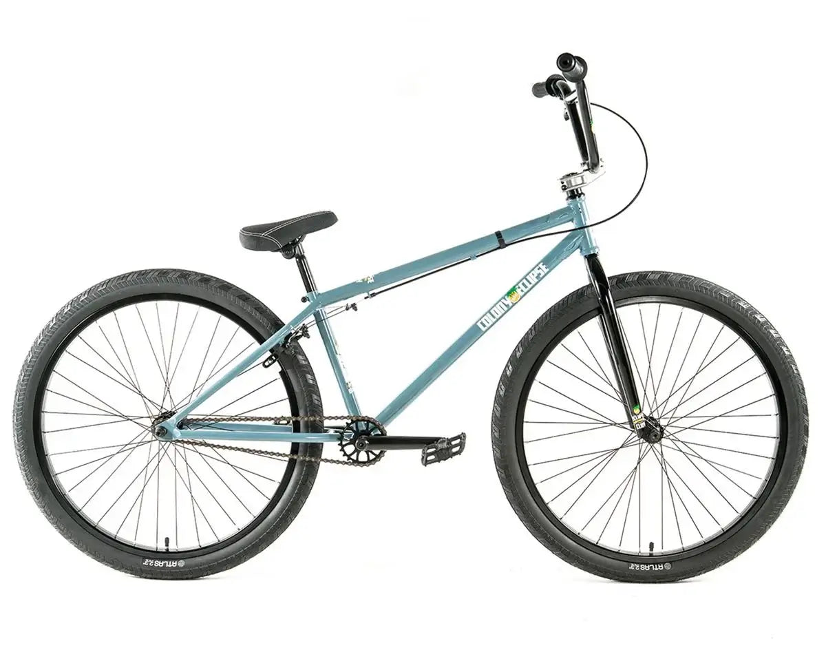Colony Eclipse 26" BMX bike featuring a full chromoly frame, fork, and aftermarket parts, ideal for cruising or park riding.