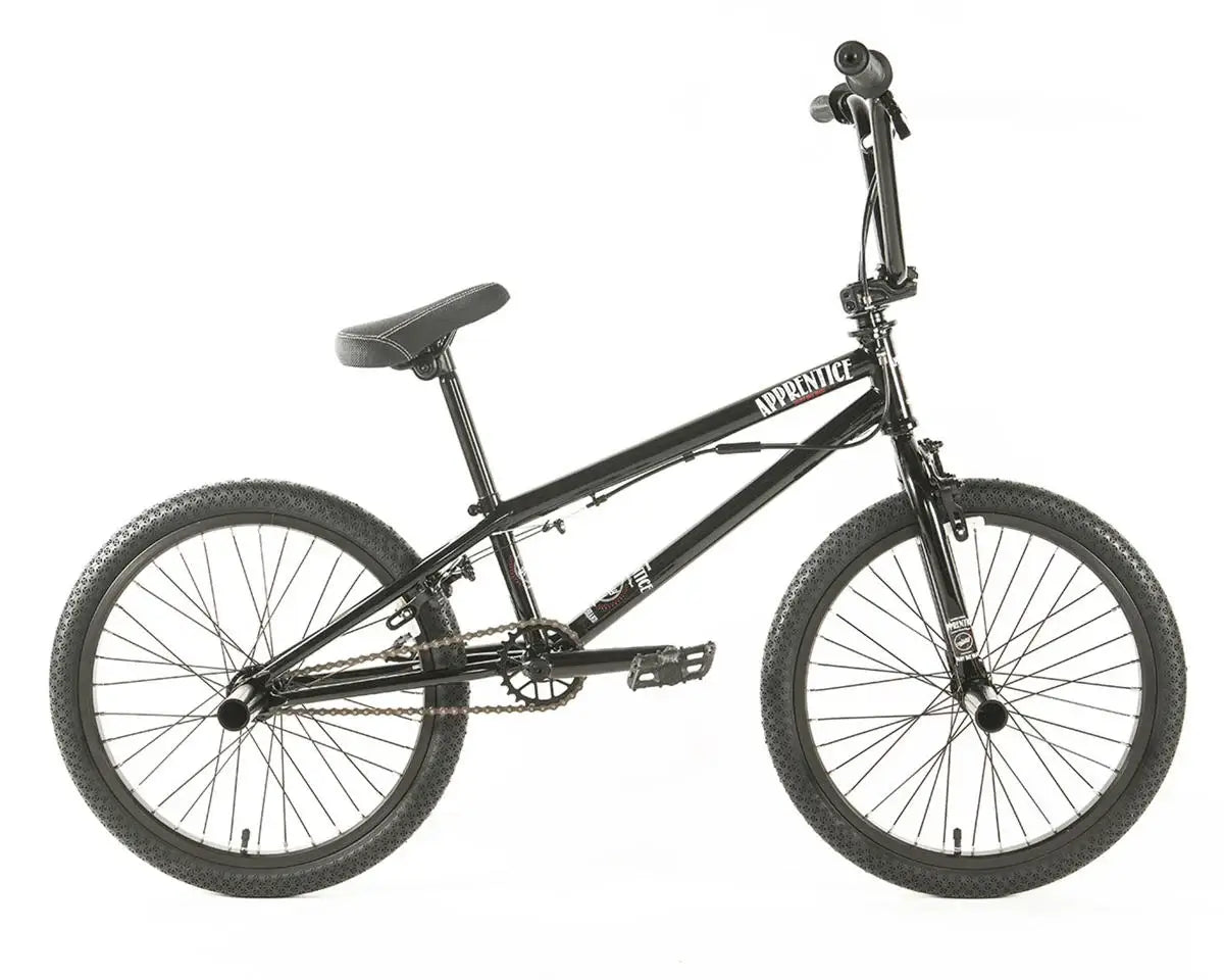 Colony Apprentice 20" BMX flatland bike featuring full chromoly frame and black finish.