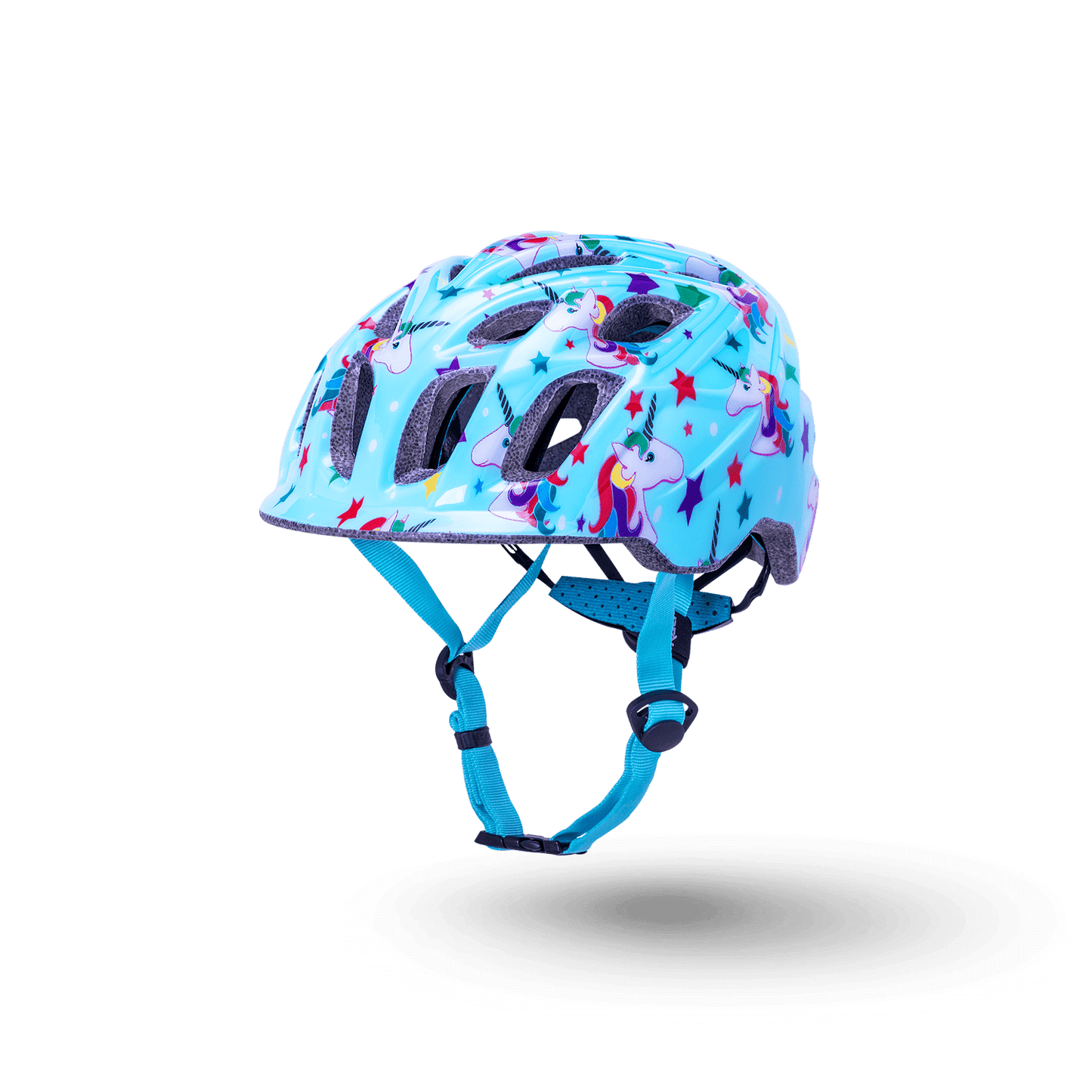 Chakra Child helmet for kids featuring a colorful unicorn design, perfect for one-year-olds and up.