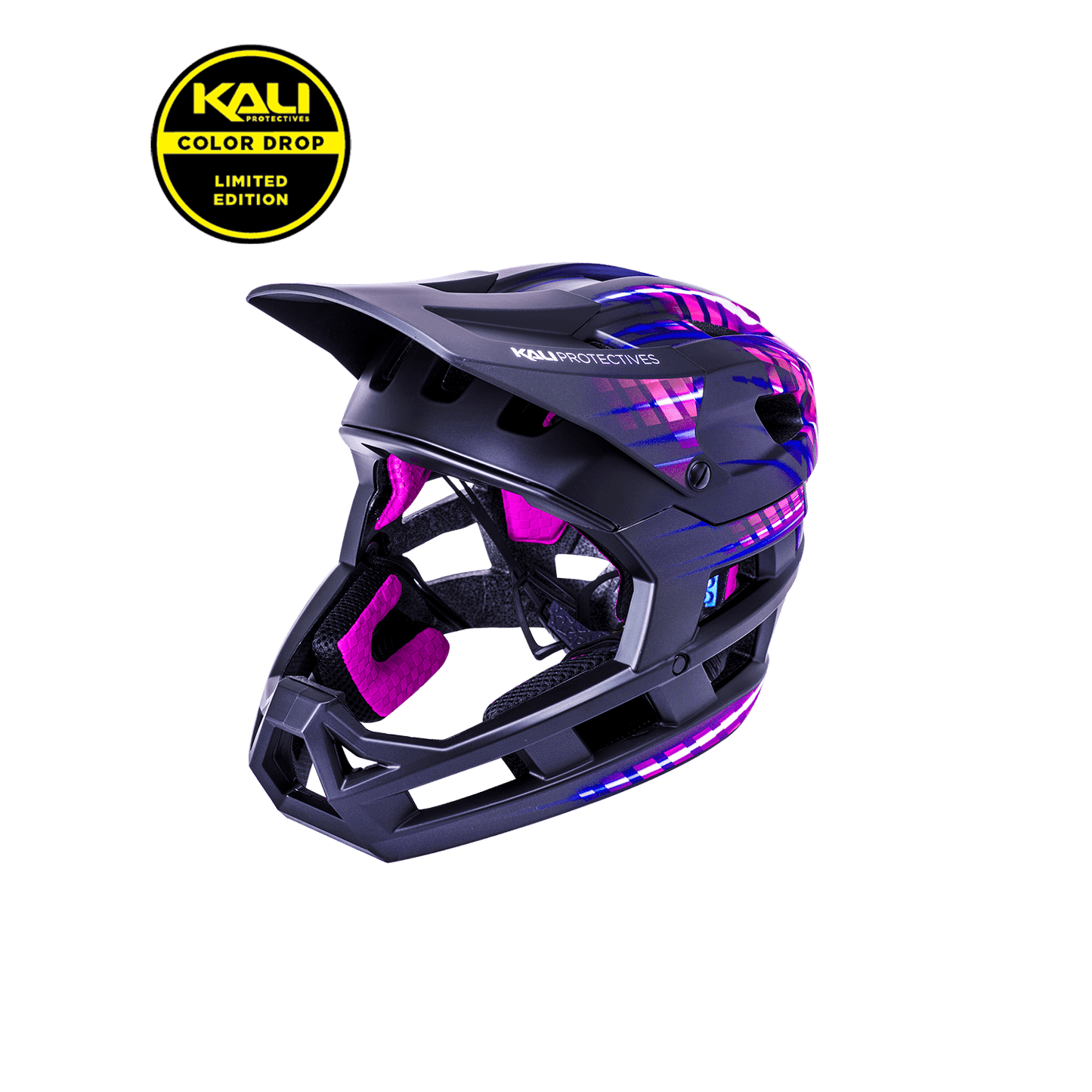 Kali Protectives DH Invader helmet in limited edition color drop with advanced protection features.
