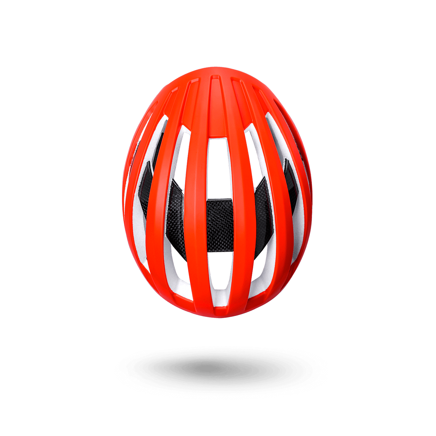 Grit Carbon helmet in vibrant red, designed for maximum protection on any road.