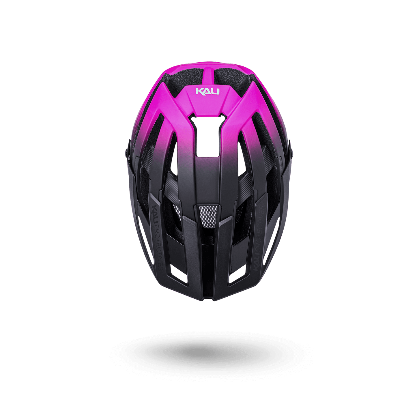 Kali Interceptor 2.0 black and pink cycling helmet, lightweight and stylish for summer rides.