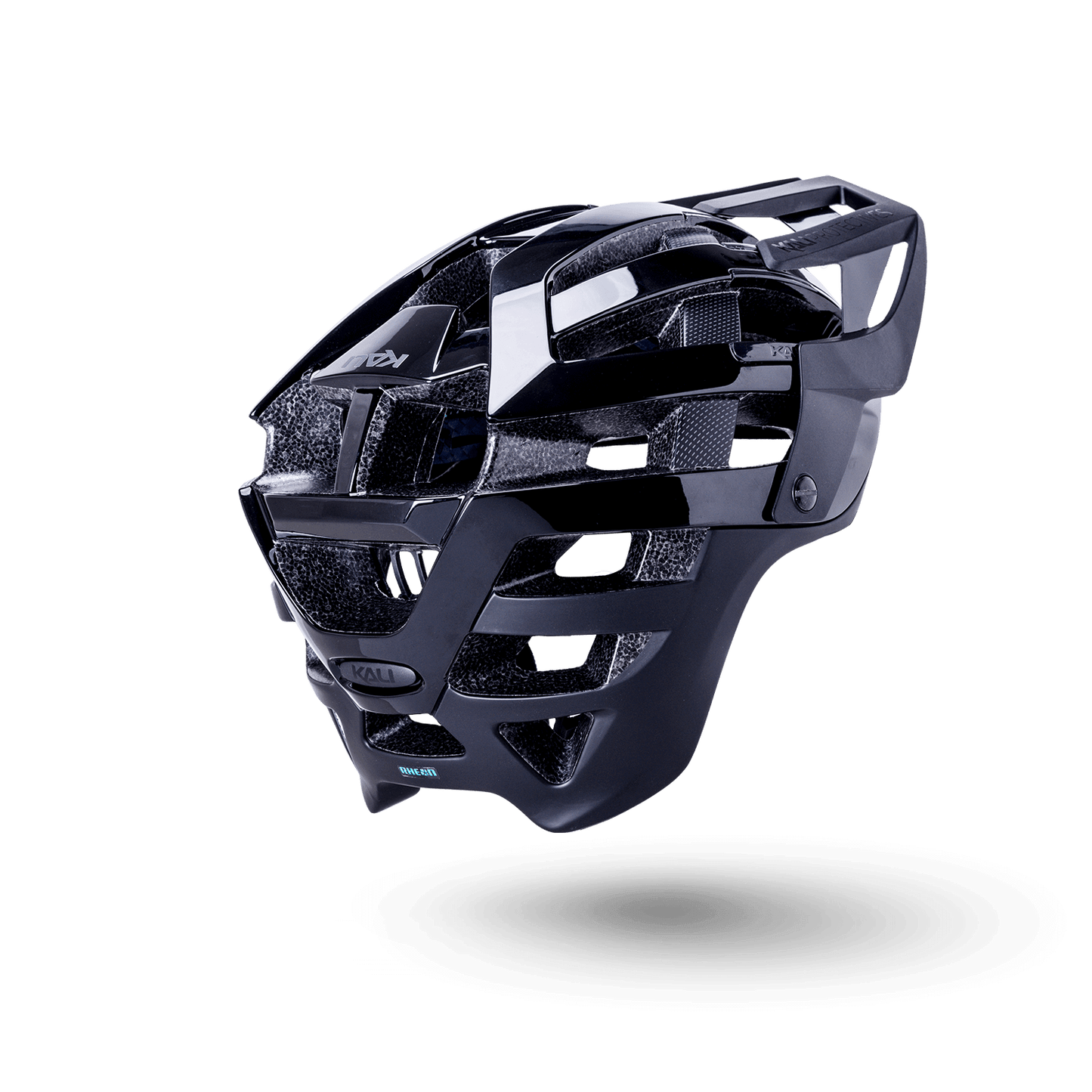 Interceptor 2.0 black cycling helmet showcasing sleek design and summer-ready features.