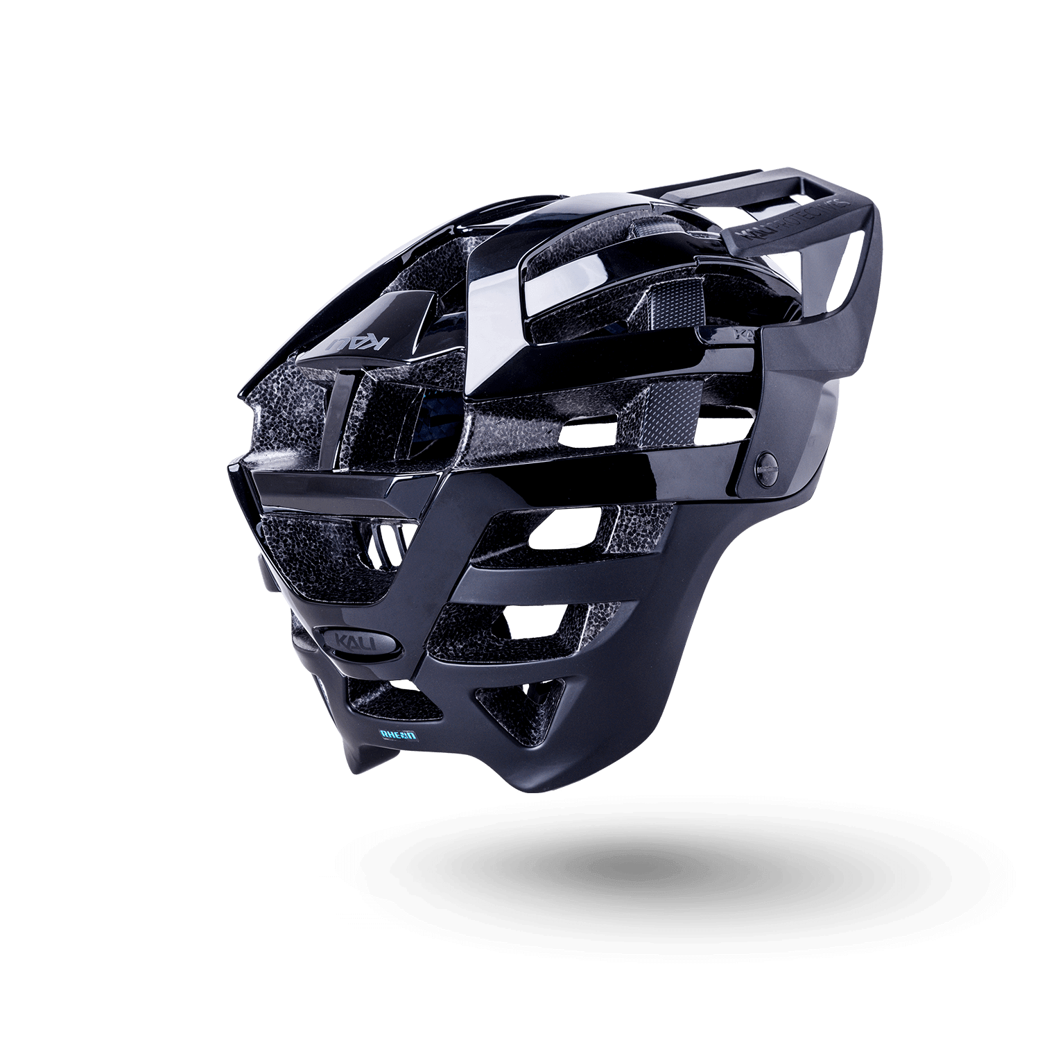 Interceptor 2.0 black cycling helmet showcasing sleek design and summer-ready features.