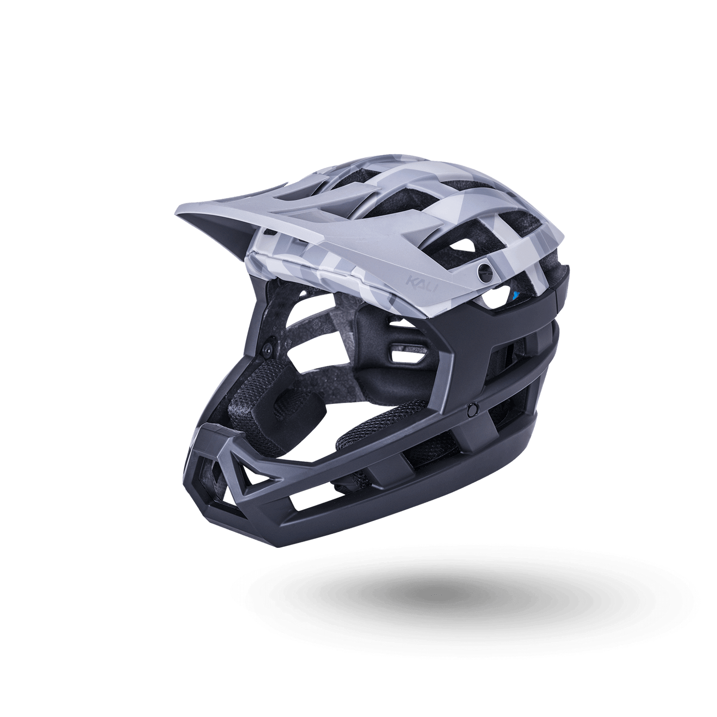 Invader 2.0 trail helmet in gray, designed for ultimate safety and performance on rugged terrains.