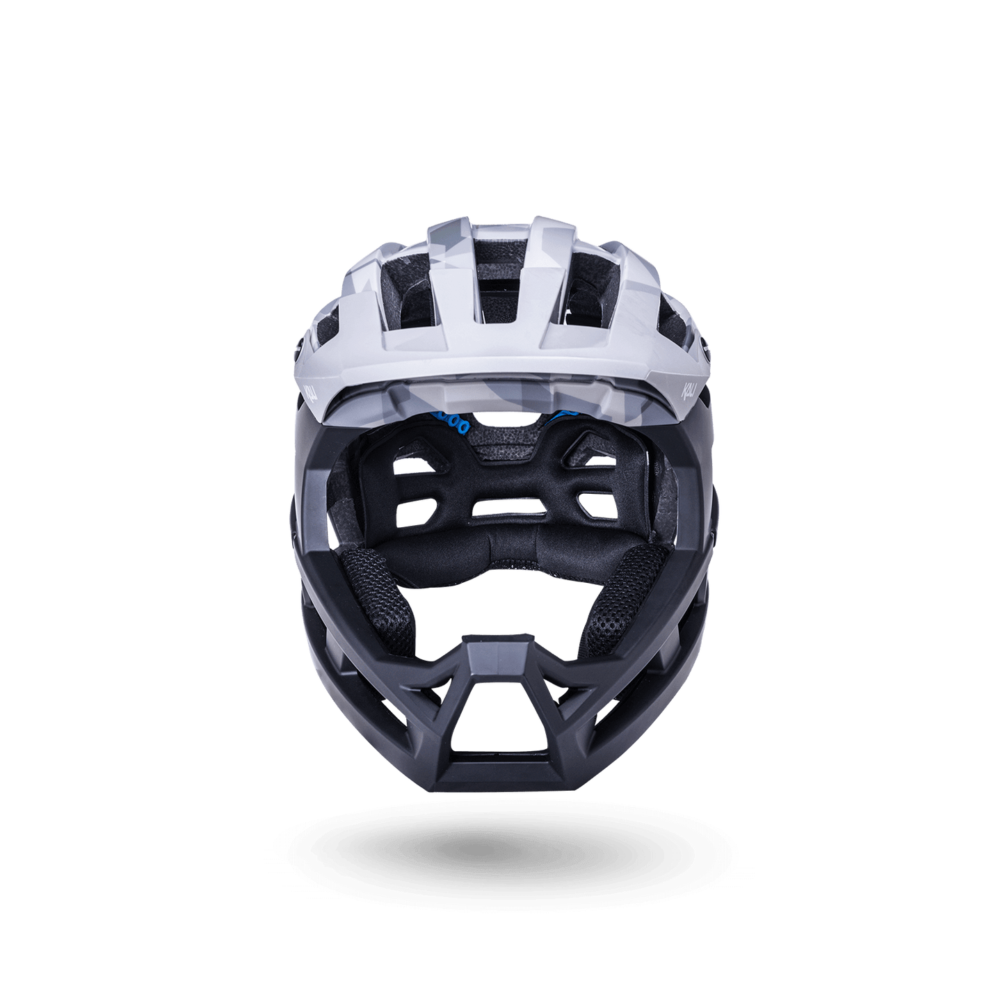 Invader 2.0 trail helmet front view, designed for ultimate safety and performance on rugged terrains.
