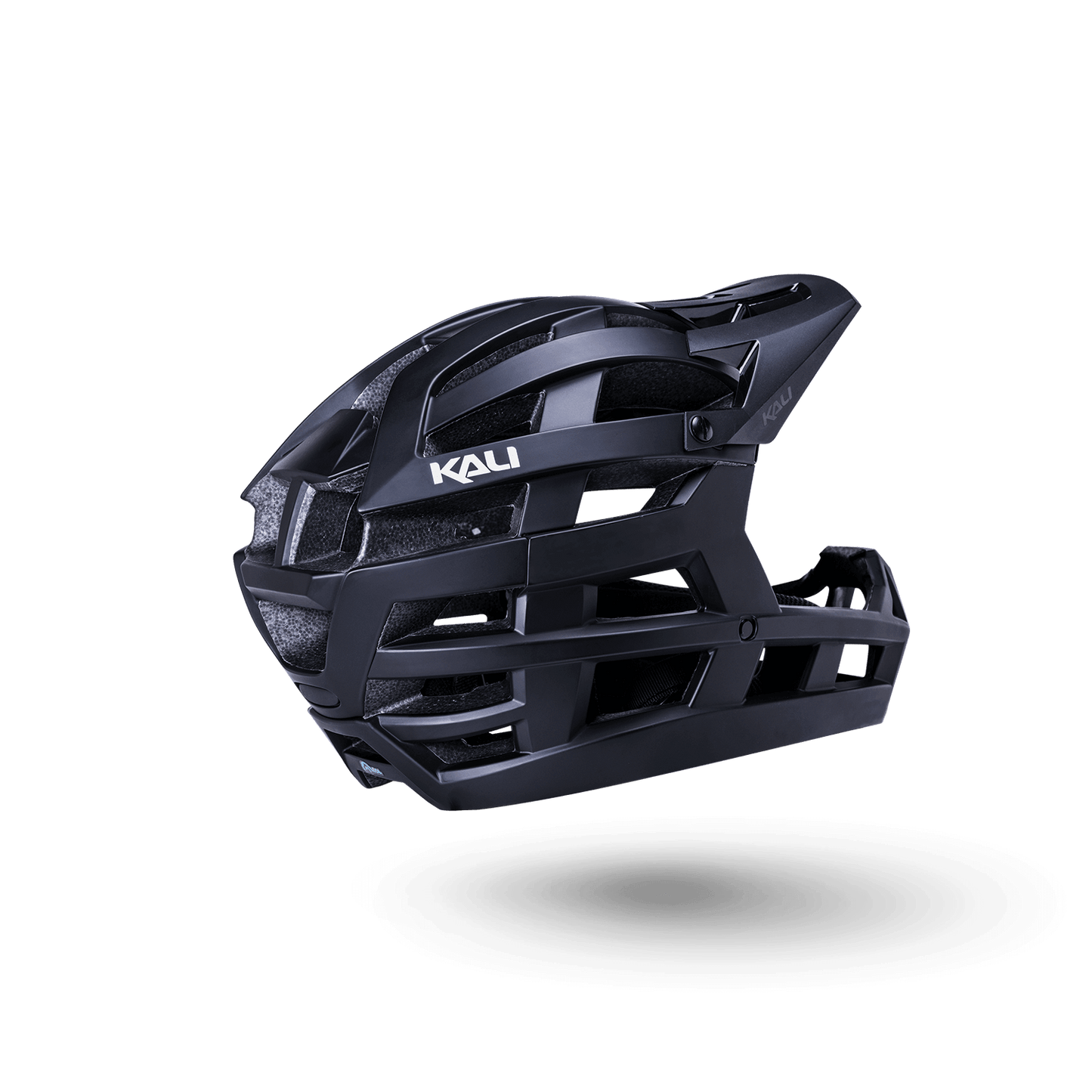 Kali Invader 2.0 trail helmet showcasing sleek design and advanced safety features for outdoor biking.