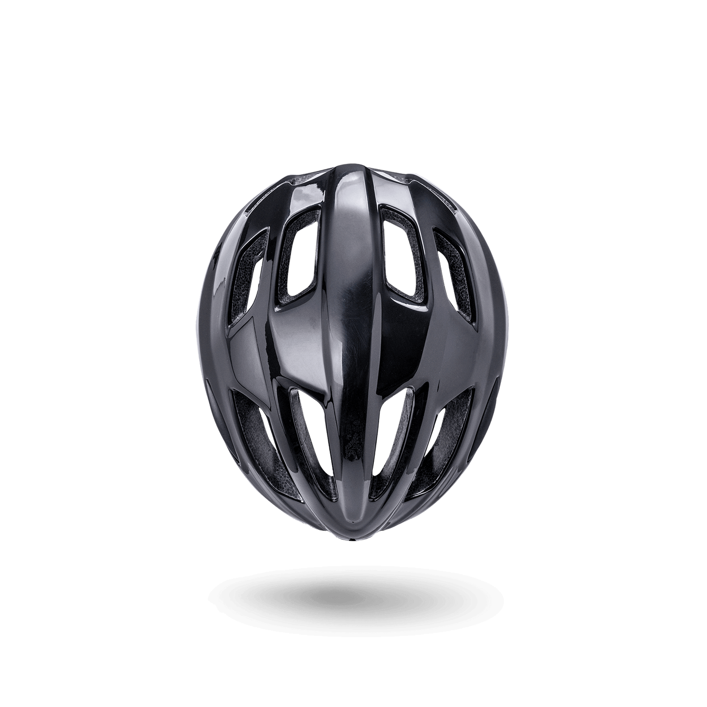 Sleek black Prime 2.0 helmet showcasing lightweight design and superior protection for cyclists.