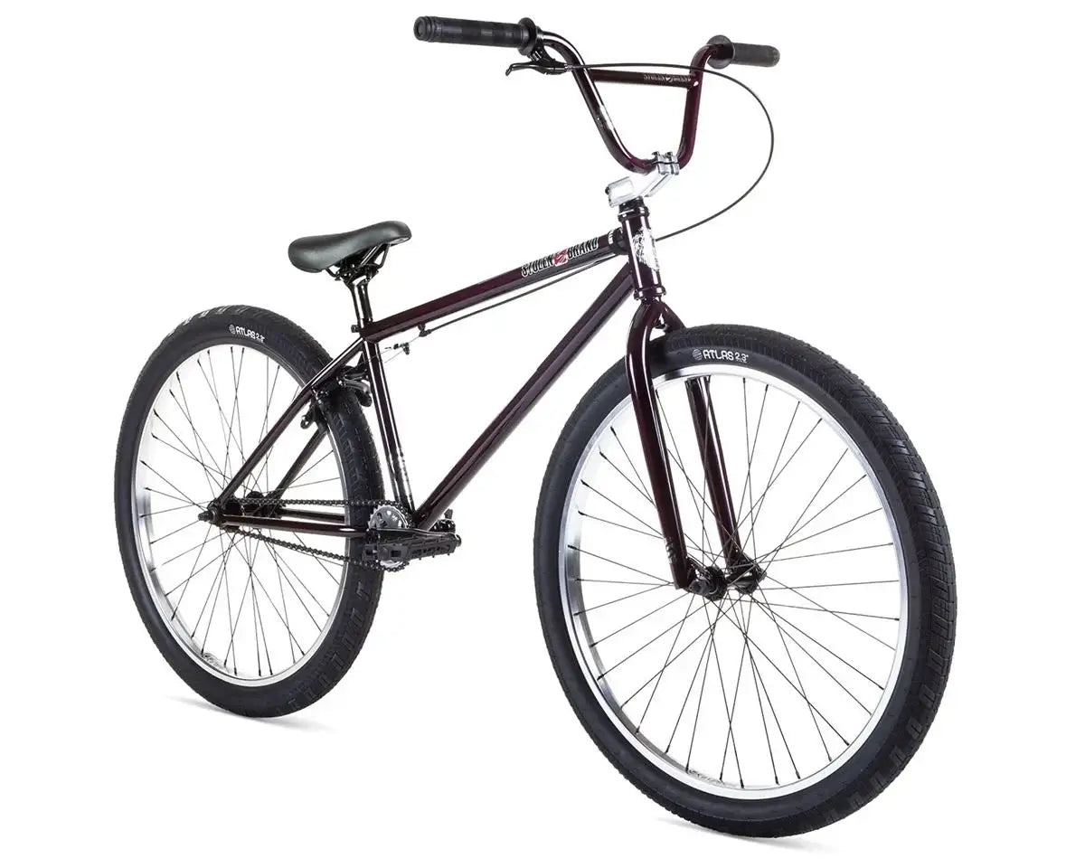 Stolen Zeke 26" BMX bike showcasing its chromoly frame and 26" wheels, perfect for cruising or tricks.