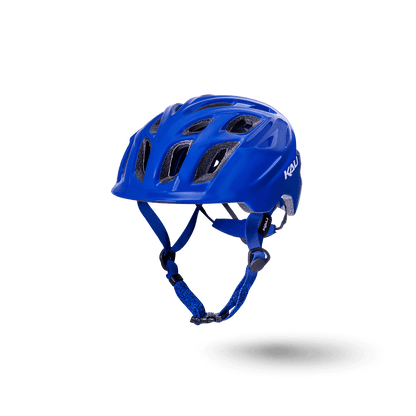 Chakra Child helmet in vibrant blue, designed for kids one year and older, ensuring safety for young adventurers.