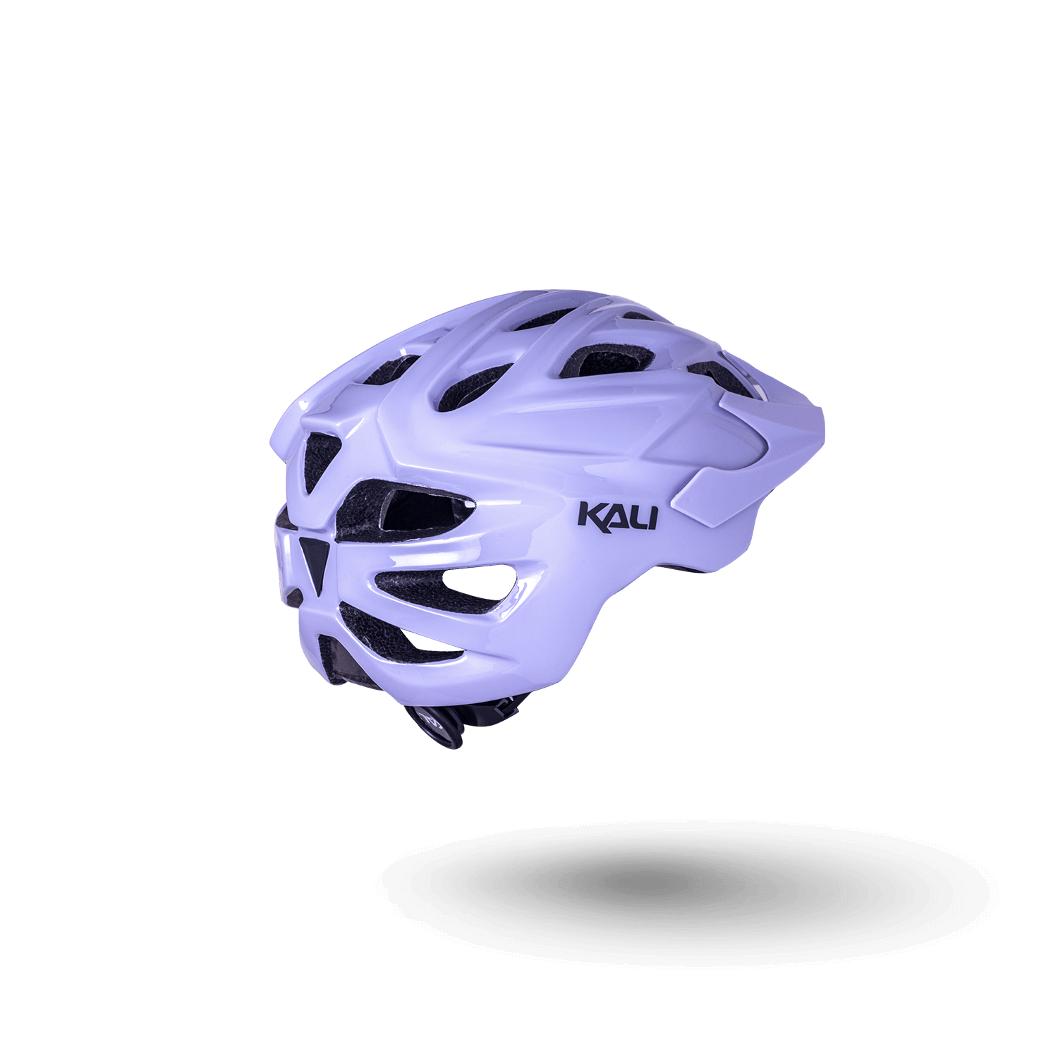 Lightweight Kali helmet for cycling, designed for safety and comfort during rides.