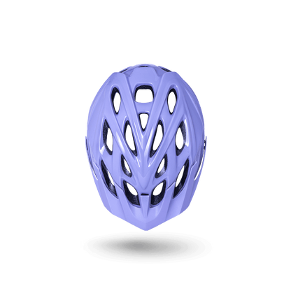 Chakra Solo purple cycling helmet designed for performance and comfort, featuring ventilation and a sleek design.