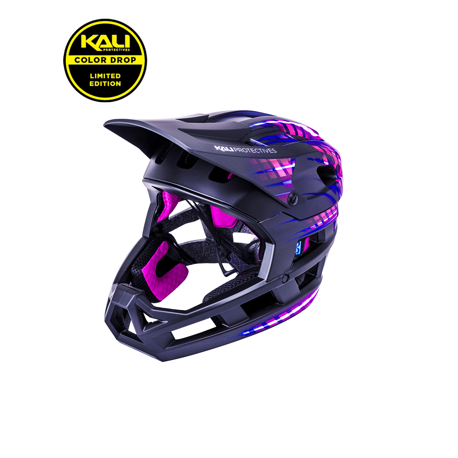 Kali Protectives DH Invader helmet in limited edition color drop with advanced protection features.
