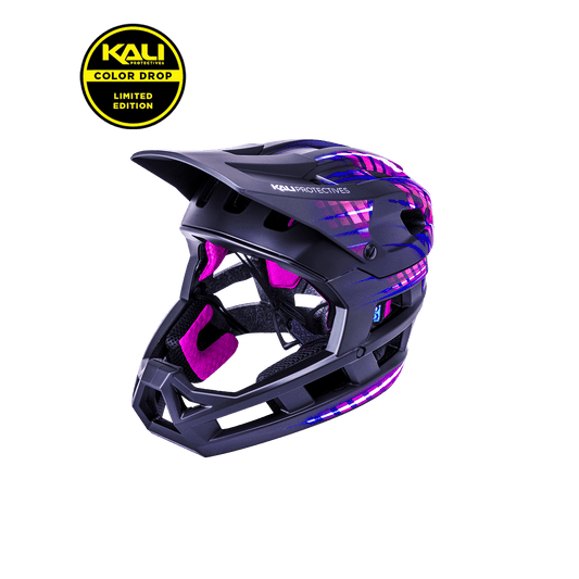 Kali Protectives DH Invader helmet in limited edition color drop with advanced protection features.