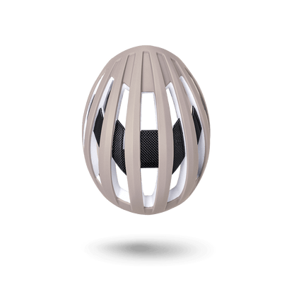 Grit Carbon helmet showcasing a sleek design for ultimate road protection in all conditions.