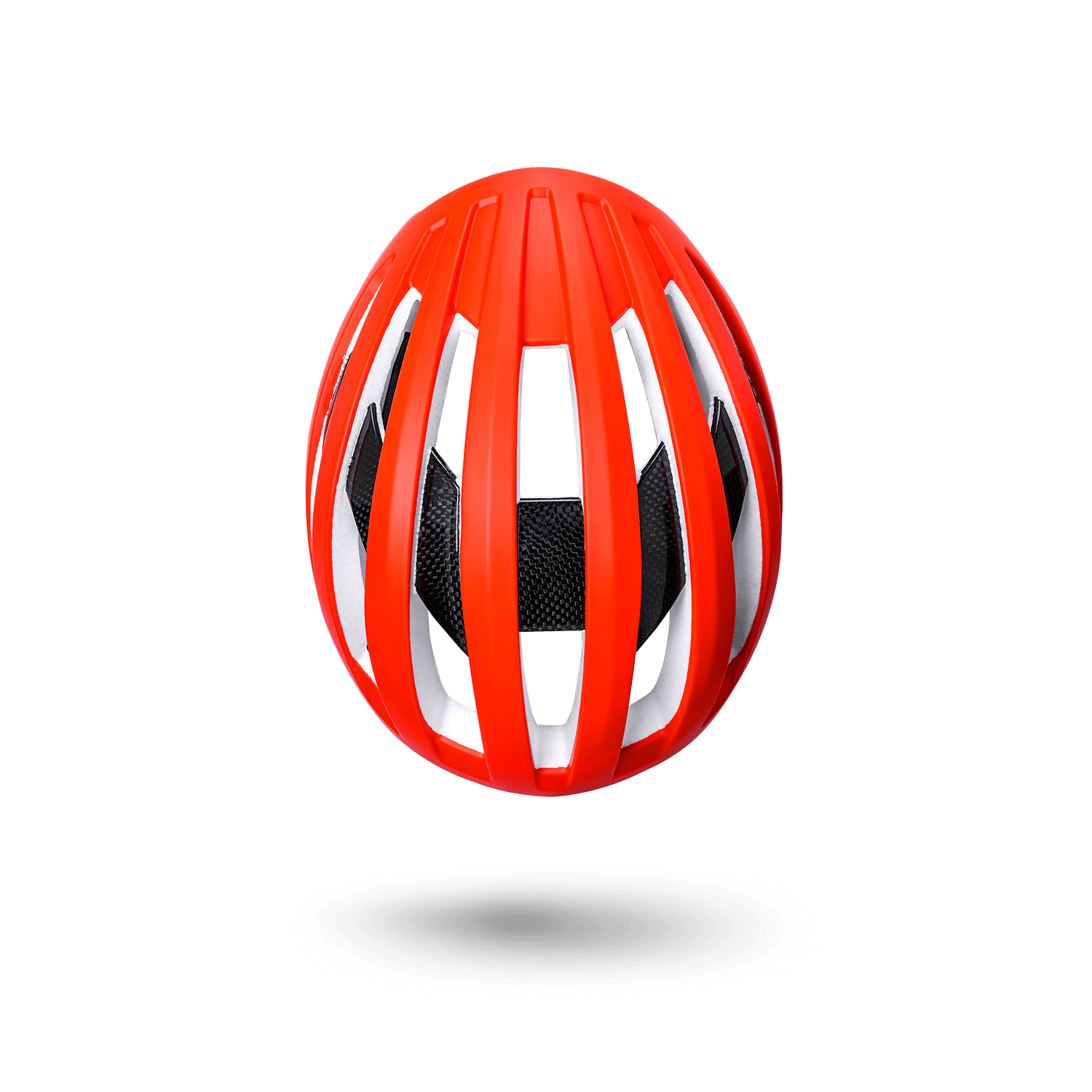 Grit Carbon helmet in vibrant red, designed for maximum protection on any road.