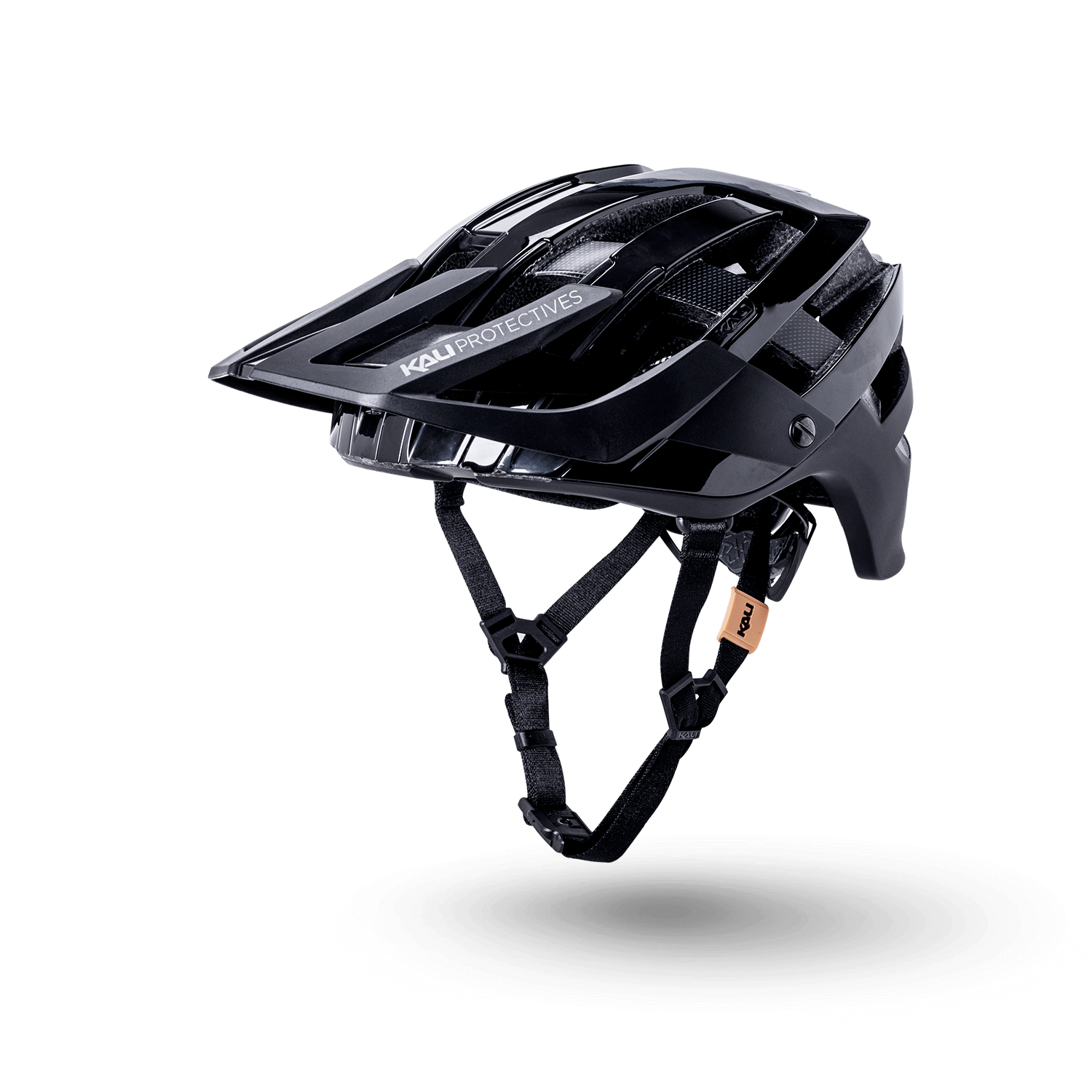 Interceptor 2.0 mountain bike helmet in sleek black, perfect for summer rides and outdoor adventures.