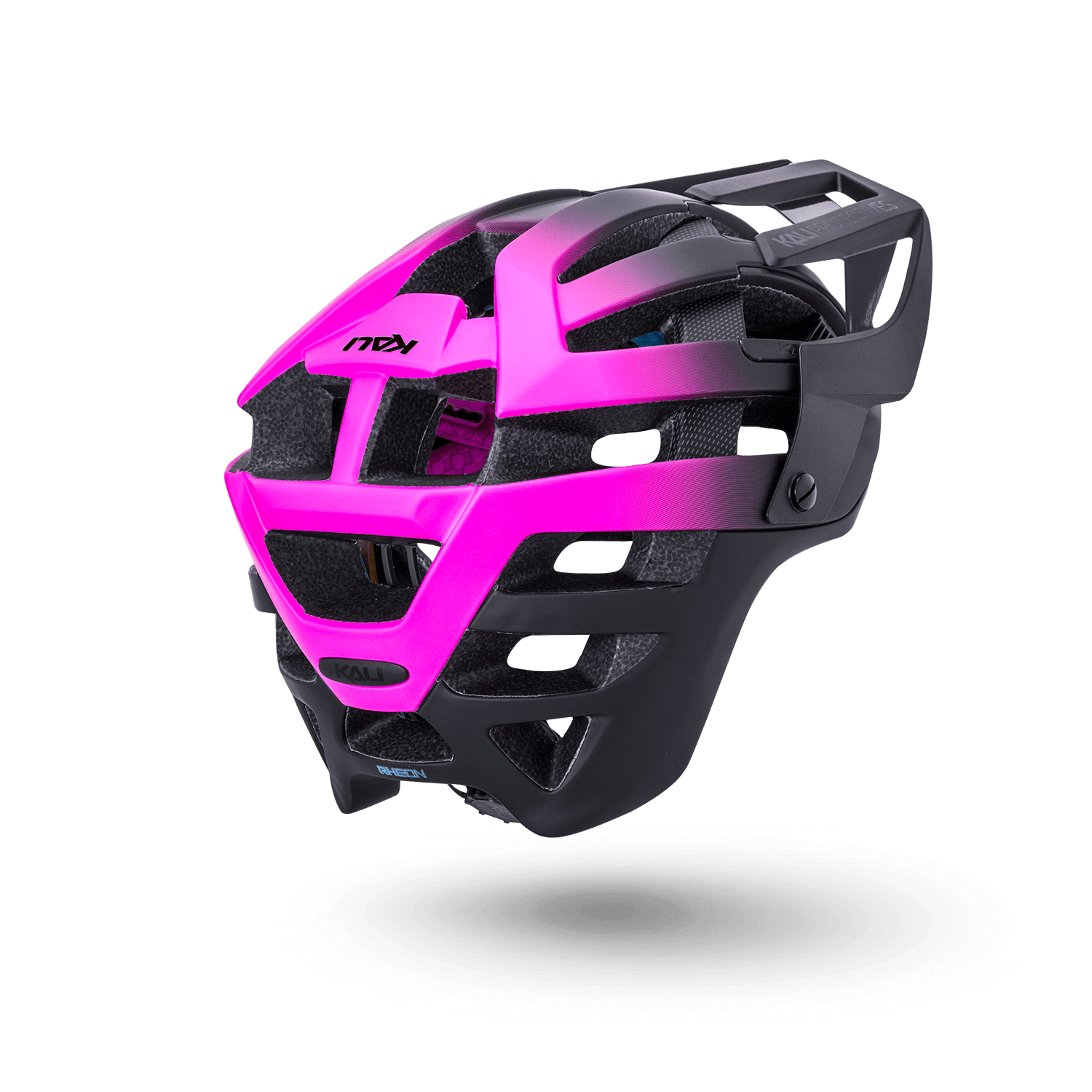 Interceptor 2.0 summer helmet in vibrant pink and black design, ideal for cycling and outdoor adventures.