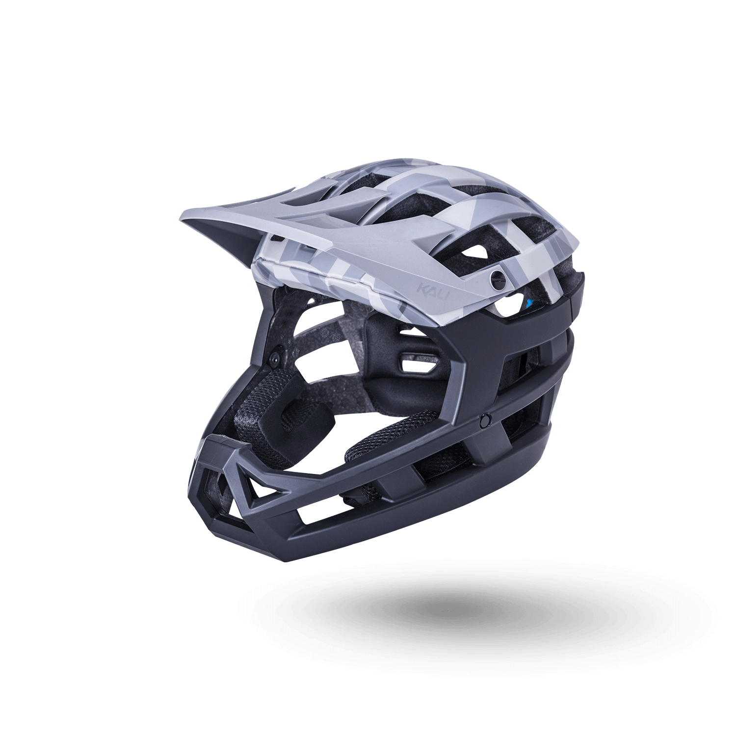 Invader 2.0 trail helmet in gray, designed for ultimate safety and performance on rugged terrains.