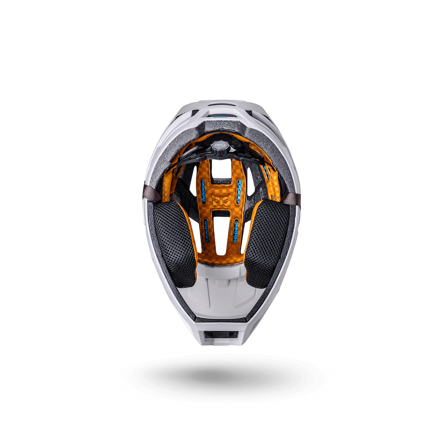 Interior view of the Invader 2.0 trail helmet showcasing padding and ventilation features.