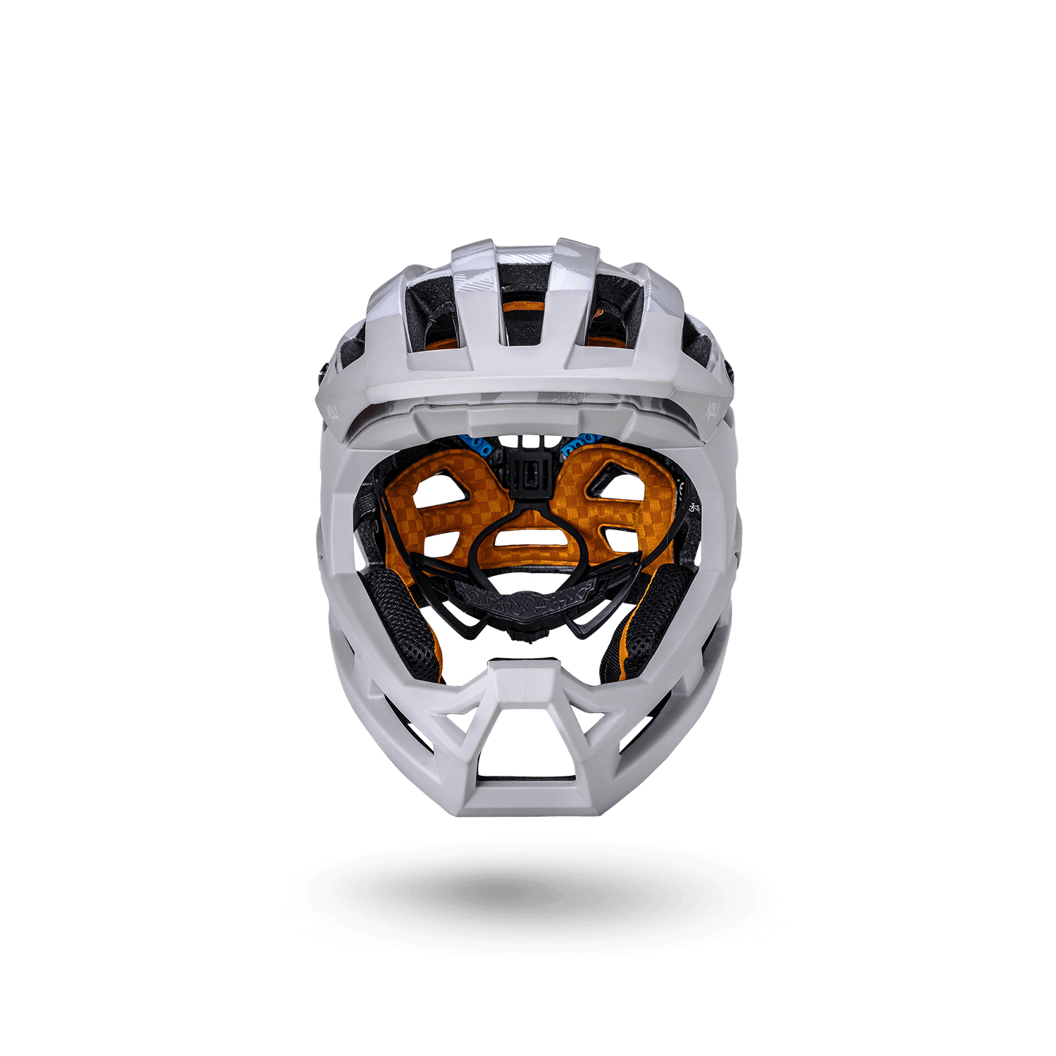 Invader 2.0 trail helmet front view showcasing advanced design and safety features.