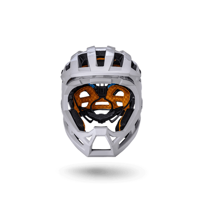 Invader 2.0 trail helmet front view showcasing advanced design and safety features.