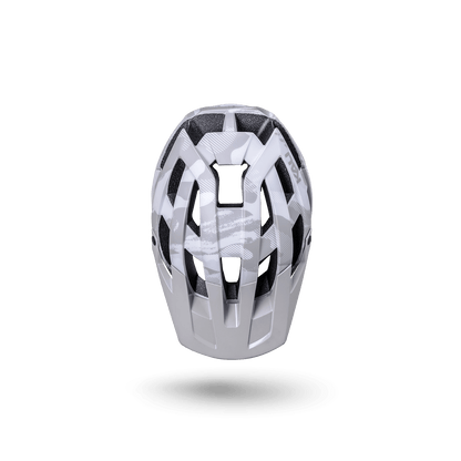 Front view of the Invader 2.0 trail helmet, showcasing its sleek design and ventilation features.