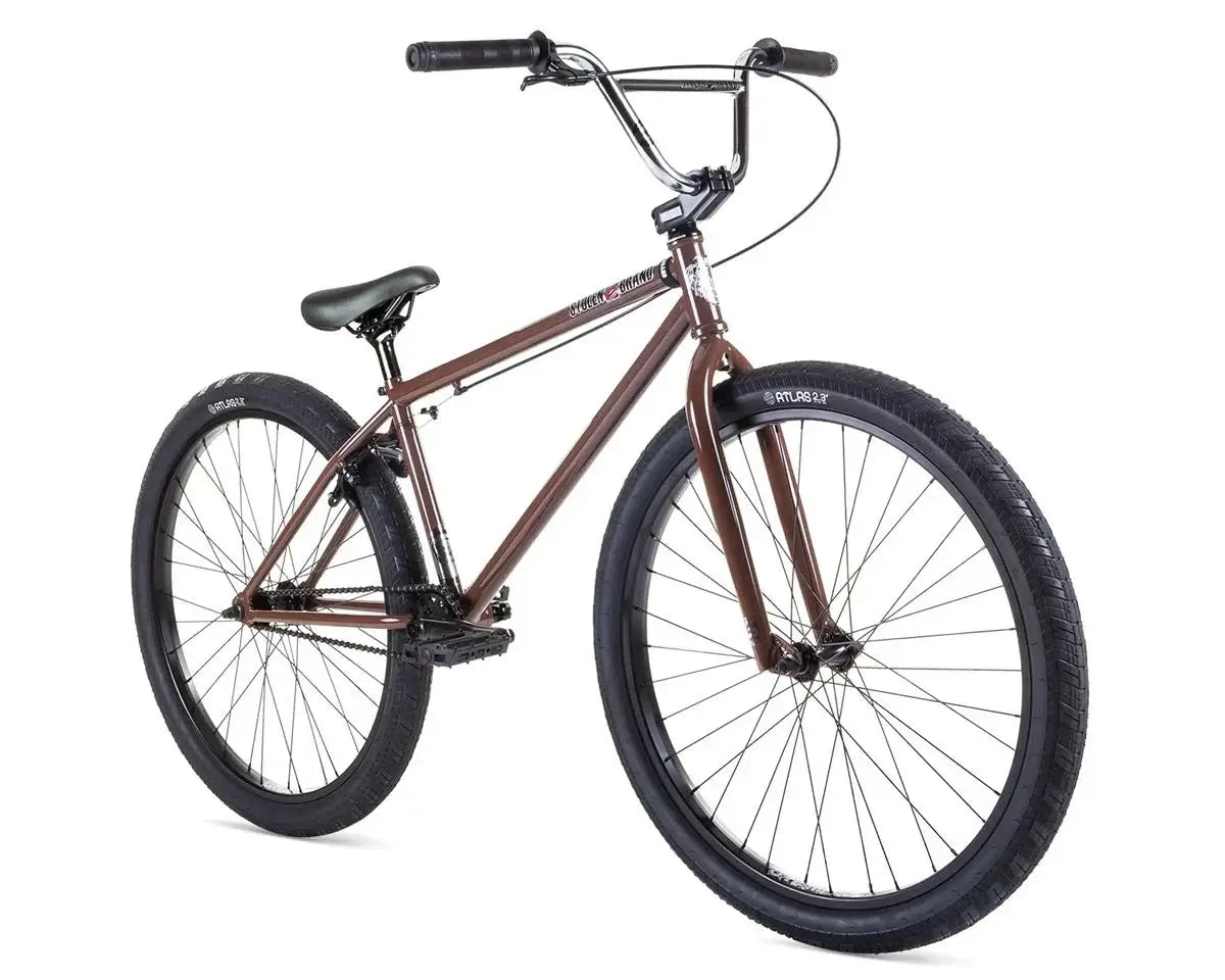 Stolen Zeke 26" BMX bike showcasing its sleek design with 26" wheels and a durable frame.